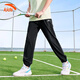 
Anta children's pants for boys, big children's woven mosquito-proof ice silk quick drying summer new style girl teenager loose sports pants black [ice silk quick drying] 160 cm