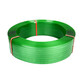 Cinturón de acero de plástico para mascotas 1608 Cinturón de embalaje verde PP Cinturón trenzado Cinturón de embalaje Bunding Bundling Allan Ondy 1608 Cinturón de acero de plástico pesa 20 kg de largo aproximadamente 1200 metros