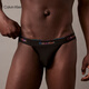 
Calvin Klein underwear 25 spring and summer new men's ck colorful waist light sexy hollow briefs double thong men's NB4233 UB1-Space Black 1 L