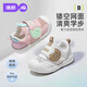 Los mismos zapatos para niños pequeños de bebé del Dr. Jiang para Summer Soft Sole Anti-Slip Functional Shoes Mesh Baby Baby Shoes Baby Stage de niños y niñas de un escenario Milky White 15