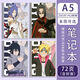 
Han Ou Fei Naruto laptop soft rubber set notebook Naruto peripheral Uchiha Sasuke Itachi Naruto Orochimaru Homoline Notepad Notebook BG13553