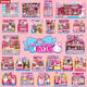 Couleur bleue Il yiyan rose rabbit cuisine réfrigérateur mini maquillage table gâteau simulation outil médical fille jouant des jouets de maison yy-17081