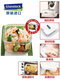 Südkorea importierte temperierte Glas-Lunchbox Mikrowellenofenheizung frischer Kassenkinokassenbento Box 695 ml lang + 990 ml langer, kostenloser Isolationsbeutel + Tabelle Geschirr