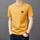 
Seven Wolf 240g heavy pure cotton short-sleeved T-shirt for men loose casual round neck base shirt T-shirt top men's clothing KSJY9922 white M 165 suggests 100-120Jin [Jin equals 0.5 kg]