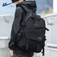 Huili Rucksack Herren Rucksack Großkapazität Neuer Stil Junior High School High School College School Tasche Reisetasche Computertasche Schwarz
