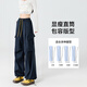 
Free-designed work pants for women in autumn 2025 new high-waist wide-leg paratrooper casual pants outdoor sports mountaineering charge pants