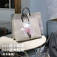 CLCEY Tulip Clothing Store Tote Bag Handheld Clothing Packaging Gifts Gifts Non-woven Custom Shopping Bag Tulips Thickened Can be Buckled Large Length 44 Height 33 Width 12200 Price