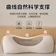 AJP Class A Cervical Pillow Neck Support Pillow 100% Buckwheat Pillow Men's Special Reverse Traction Round Pillow Nap Pillow