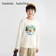 Balabala children's long-sleeved T-shirt boys and girls 2025 autumn wear big children's inner quick-drying top 208325100202