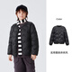 Snow Fly [Artefact uniforme scolaire] Snow Fly Children's Down Veste Inner Automne et hiver Nouveau style dentelle intérieure légère pour hommes et filles noirs 160