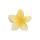 Plumeria-Schnappclip für Frauen 2025 Neues High-End-Haarzubehör Clip Kopfschmuck Haarclip großer Hinterkopfhai-Clip 1396C (Orange Plumeria Snatch Clip)