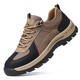 
Genuine leather men's shoes spring new outdoor hiking hiking shoes breathable men's casual dad shoes comfortable sports shoes men B9880 dark brown 38