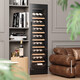 Bai Kailun red wine cabinet, first-class energy efficiency, constant temperature and moisturizing wine cabinet, zero embedded compressor, home wine storage, sake beer display refrigerator, fruit beverage refrigerator bar, upgraded smart anti-fog door丨dual temperature丨full configuration丨188L air-cooled and frost-free