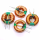 Hanshi Hengye base choke ring ring common mode inductor ferrite 10A high current 5mH-0.8 wire-vertical insulated wire (20 pieces)