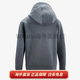 蝴蝶（Butterfly）乒乓球运动服外套运动服上衣纯色连帽拉链男女通用 灰色 S S