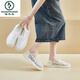 Zapatos de lona de encaje de pájaros carpinteros para mujeres transpirables delgados delgados delgados delgados Sweet Mesh Loafer Zapatos Trendy Khaki 35