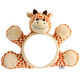 Baby observation mirror child safety seat reverse baby reflector basket rearview mirror Korean car rear mirror Giraffe upgraded model - universal headrest - washable