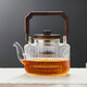 Mesni steaming integrated teapot glass tea brewing teapot steaming teapot lifting beam teapot Kung Fu tea set