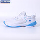 
Victor Victory new badminton shoes P9200NTD second and third generation men and women professional shock absorption training sports shoes same as stars P9200NTD/AF white and blue shoe bag + towel socks 42