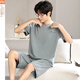 Pajamas modal Summer 2025 Nouveau costume Shorts shorts minces, lâches et décontractés, de grande taille vêtements d'ameublement de maison g [6623] shorts modaux et xl respirant [recommandé 120-140jin [Jin est égal à 0,5 kg]]]