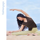 Fansheng Yoga Mode, einfaches und komfortables Design V-Ausschnitt lässig Taille Slimming Außenweste Außen F14223 Weiches Pulver s