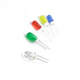 Dengshitang 3mm 5mm LED bulb light-emitting diode F3 F5 red, green, yellow, blue and white in-line lamp beads mixed package a variety of LED bulb in-line lamp beads 5mm green LED 50 pieces