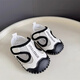 Ji Zhenfei 0-1-Jähriger Kind Kleinkindschuhe 3-6-12 Monate für Männer und Frauen lässig weiche Gummi-Sohle Anti-Fall-Atmungs-Mesh-Sandalen 13 cm in der Länge etwa 11-14 Monate