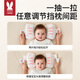 More Rabbit Xiaomi shaped pillow for babies 0-6 months sleeping with round heads, newborn baby corrective head shape pillow, anti-deviation baby pillow, blue starry sky丨10A antibacterial and anti-mite, seasonal millet filling丨pull to adjust the spacing