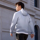 Adidas (adidas) a prueba de viento a prueba de viento con chaqueta deportiva con capucha chaqueta para hombres en1484 Silver 3xl