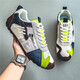 Sommer-Herrenschuhe farbblockieren lässige Canvas Forrest Gump Running Shoes 2025 Neues Männer Retro Non-Schlupf-Sporttrainingschuhe 9908 Black 46