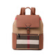 CITICITY Bag Women's Bag High-end Luxury Plaid Backpack Retro British 2025 New Commuter School Bag Travel Backpack Caramel Color (Exquisite Gift Box)