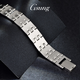 GsunG platinum wide watch chain men's PT950 pure platinum fashionable hand jewelry men's Chinese Valentine's Day gift for boyfriend Price by gram Contact before bidding