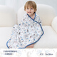 DOMIAMIA baby bath towel, six-layer gauze hooded children's bathrobe, newborn absorbent and breathable wrap towel, six-layer gauze hooded bath towel-Lingyusongge 120x75cm