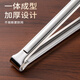 Double gun 304 stainless steel food barbecue clip kitchen household fried steak bread barbecue clip food clip anti-scalding large food clip 304 stainless steel