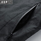 JEEP SPIRIT Jeep International Brand Jacket 2025 Autumn and Winter New Men's Outdoor Sports Hiking and Cycling Clothing Mountaineering Clothing Light Gray EDCO/High-end 3XL 155-170Jin Jin equals 0.5 kg