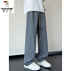 
Woodpecker (TUCANO) ice silk pants for men in summer 2025 thin loose straight casual pants for boys quick-drying cool sports wide-leg trousers 10333-K6636 Khaki XL about 125-145Jin [Jin equals 0.5 kg] can be worn