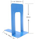 Laiji Metal Simple Solid Color Большой офисный книжный держатель хранения зажигания Студент Студент Книг Книга Стенд 9905 Черный 2-часовой микрокат (1,1 мм)