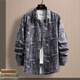 Sieben Wölfe Sommer-Männer langärmelte Eisseide dünne Hemd Trendy Marke Schöne amerikanische Sonnenschutz coole Hemdjacke Zoll 6173 Grau 6173 Grau M 90-110jin [Jin gleich 0,5 kg]