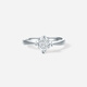 Saturday Fu PT950 platinum ring women's car flower four-claw platinum ring B0115479 No. 15, about 3.88g gift