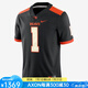 耐克（NIKE）男士运动T恤五分袖足球衣训练服休闲上衣速干Oregon AO9902 Black/Dark Grey 3XL