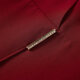Jiuzi elegant commuter splicing skirt hem three acetic acid dress for women summer JLDX50004 wine red 2XL