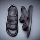 
Yimimei Men's Sandals 2025 Summer Soft Sole Anti-Slip Fashion Casual Shoes Black 6187 38 Standard Sneaker Ruler Black 6187 Upgraded Version Standard Sneaker Size 1 39