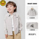 G.duck boys pure cotton long-sleeved shirt spring and autumn new style boys autumn clothing baby children's clothing tops children's shirts autumn jacket hot sale U16020 blue stripes 90 recommended height 80-90cm 1 and a half years old - 2 years old