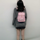 
Meishijiabao (MLB) old-fashioned retro relief steel stamp Polyester (polyester fiber) Backpack Regular Women's Pink 520 Special Pink