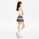 
College style pleated skirt and skirt for women in summer 2025 new high-waisted slim mini skirt with hips T693 M