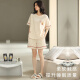 
Pioneer 2025 new style Woodpecker summer pajamas for women pure cotton short sleeve shorts thin sweet home clothing two-piece set YZT9859 short sleeve set XL code [recommended 120-140Jin [Jin equals 0.5 kg] wear] average size