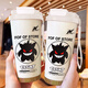 Thermos Creative Geng GUI Thermos Cup grande capacité Paille d'eau Porable Portable Double Boire Café Casse Nouveau modèle High-Précision pour les hommes et les femmes BXAB13792 Ghost Black + avec Lonyard Ceramic Inner Bottom