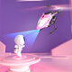
Gexuanwei remote control aircraft children's helicopter mini fall-resistant drone boy and girl toy primary school student aircraft aviation model 3.5-pass alloy basic version [Princess] [Basic] 1 rechargeable battery, 20 minutes of battery life, accessories bag + broken