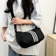 Oxford tela Bag Women's 2025 NUEVA FAMINA VERSATILE VERSATILE ONE-HOLEZA BOLSO CROSSBOLY BOLSO MABRILLO BAGO DEL PILMA 841 NEGRO