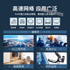 秋叶原（CHOSEAL）超六类网线千兆高速双铝箔铜CAT6A工程家装网络线非屏蔽 灰色QS6169A铝箔屏蔽裸线 305m